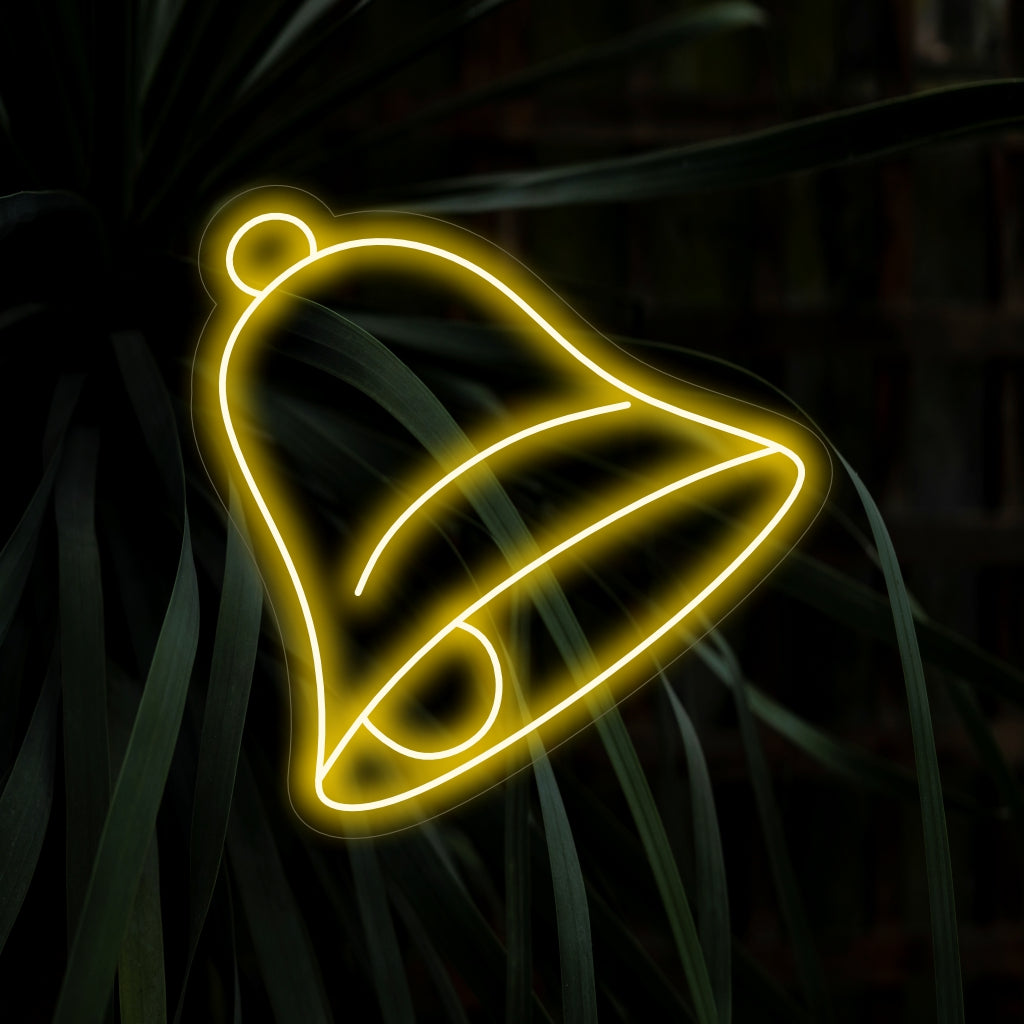 "Bell Neon Sign" on ihastuttava lisä musiikkitaiteen sisustukseen, ja siinä on viehättävä kellokuva nuotteineen. Valaise tilaasi tämän ainutlaatuisen neonvalon ihastuttavalla kellolla.