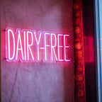 Dairy Free Neon Sign - The Art Neon