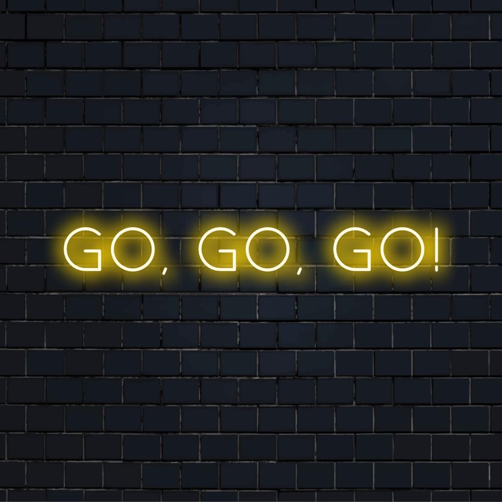 Vilkas Go, Go, Go! LED-neonkyltti virkistää mitä tahansa tilaa yhdistäen dynaamisen mukautetun valotaidetta tyylikkään neonsisustusten kanssa, ������ambda.