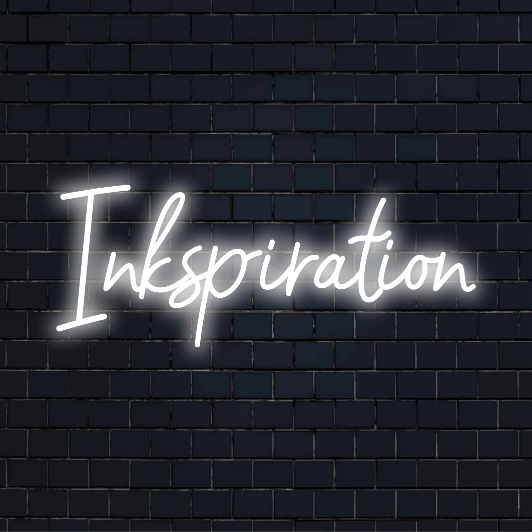 Custom handmade LED neon sign by Inkspiration, designed uniquely to illuminate any space with vibrant colors and style.