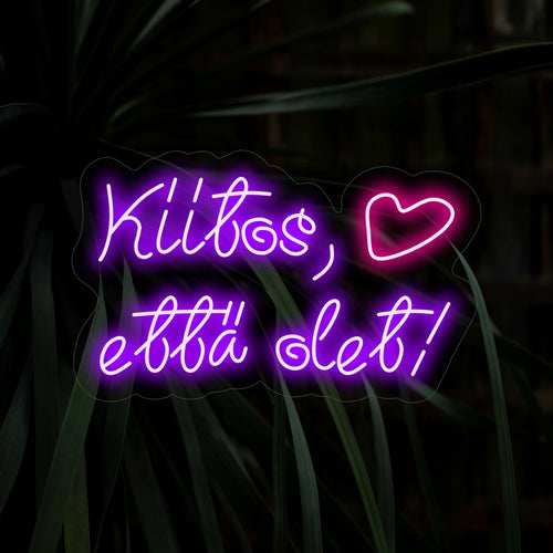 "Kiitos, Ett�� Olet! Neon Sign" säteilee arvostusta sydämellisellä kosketuksella. Täydellinen tiloihin, joissa arvostetaan kiitollisuutta ja lämpöä.