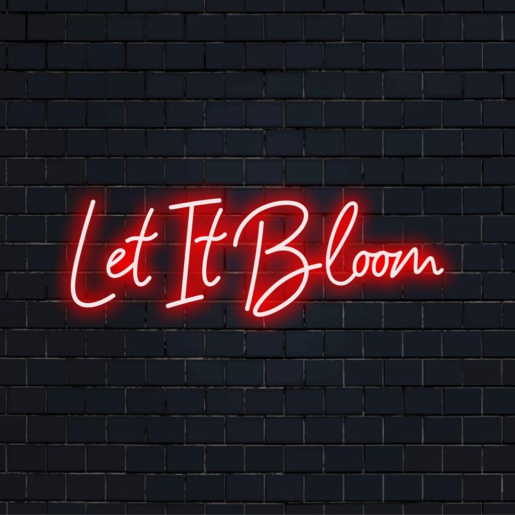 Eloisa Let It Bloom LED-neonkyltti, katseenvangitsija neonseinätaideteos, joka sopii mihin tahansa sisustukseen.