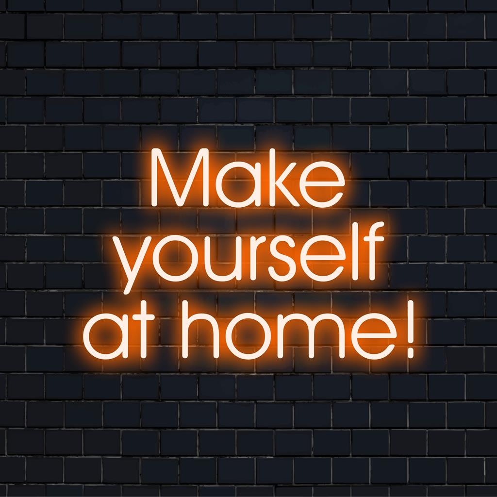 Anpassad LED-neonskylt med livfull design, perfekt för heminredning; lägg till en varm, välkomnande touch till alla utrymmen.