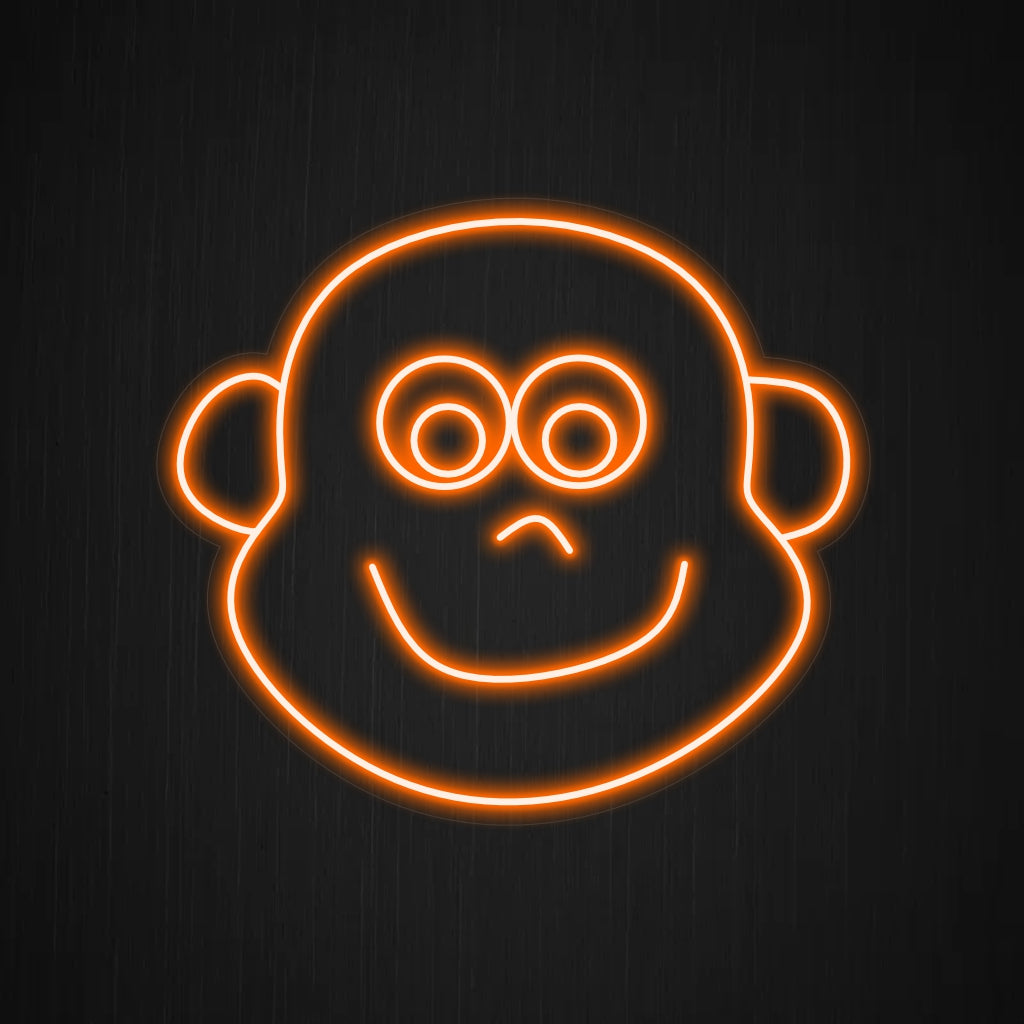 "Monkey Face Neon Sign" on röyhkeä ja leikkisä lisäys tiloihin, joissa on hauska ja eloisa tunnelma. Valaise ilkivallalla viehätysvoimalla!