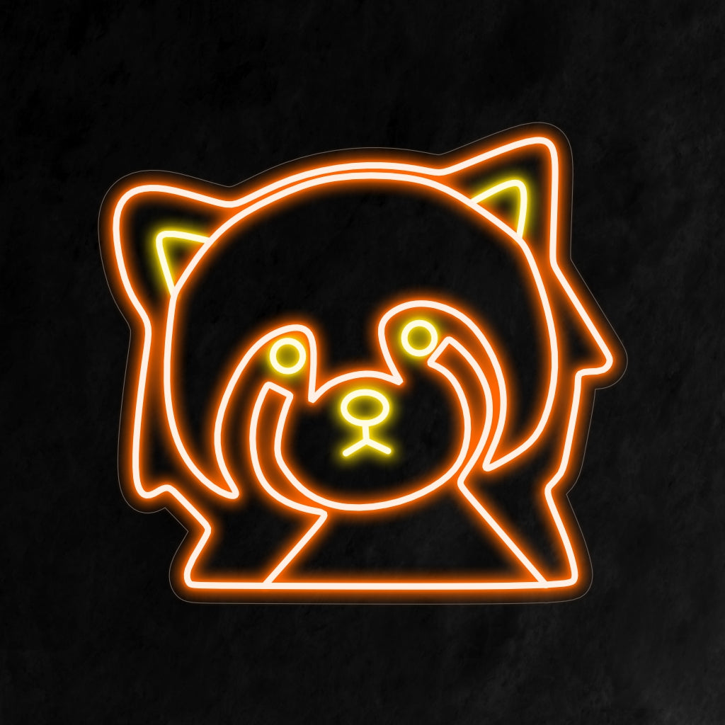 "Panda Neon Sign" is an adorable and playful addition, perfect for spaces that embrace the cuteness of pandas. Illuminate with whimsical charm!