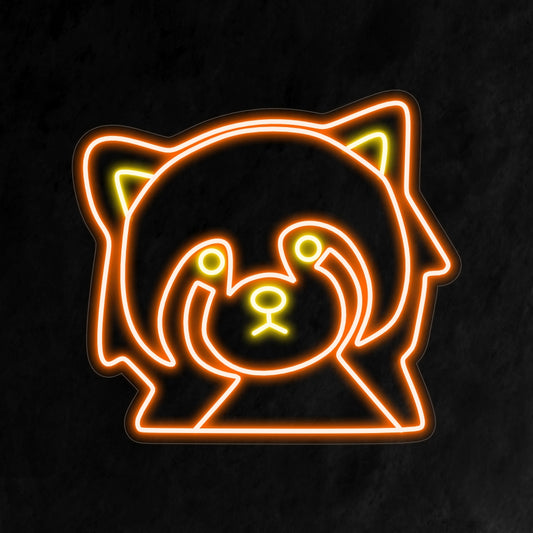 "Panda Neon Sign" is an adorable and playful addition, perfect for spaces that embrace the cuteness of pandas. Illuminate with whimsical charm!