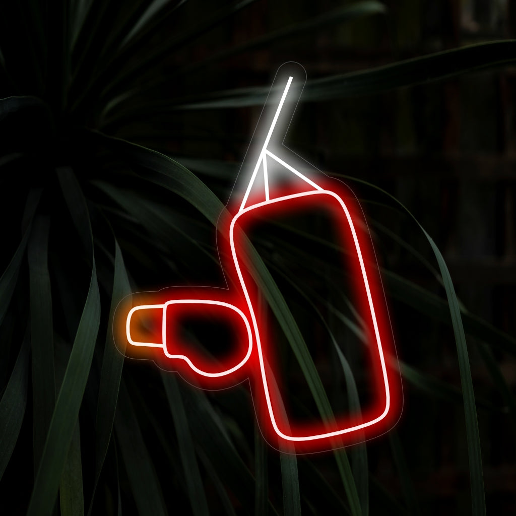 "nyrkkeilysäkki Neon Sign" on tehokas ja dynaaminen lisäys, joka on ihanteellinen kunto- ja kamppailulajeihin. Valaise voiman ja päättäväisyyden energialla!