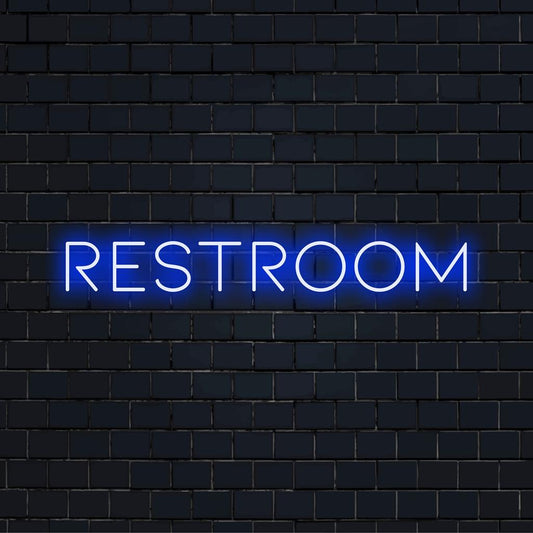 Tyylikäs vessan neonkyltti LED-valolla, täydellinen yksilöllinen sisustus, joka lisää hehkua mihin tahansa kylpyhuonetilaan.