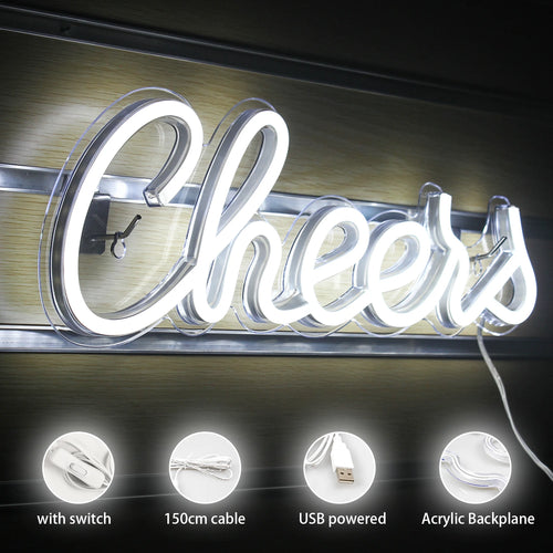 Cheers – LED-neonkyltti (5 V USB)