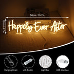 Happily Ever After – LED-neonkyltti (5 V USB)