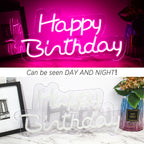 Happy Birthday – LED-neonkyltti (5 V USB)