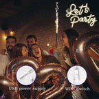 Let's Party 5V USB LED Neon Sign - Budget Friendly