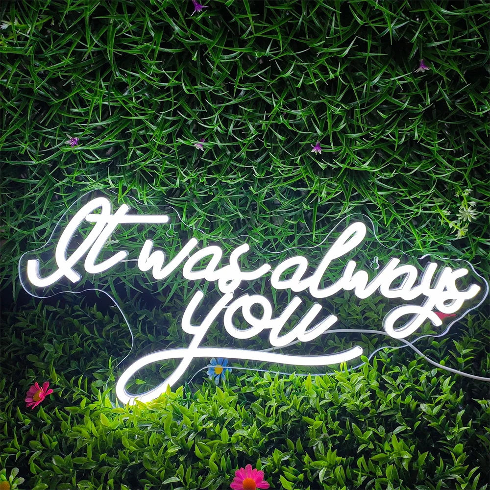 It Was Always You 5V Mini USB LED Neon Sign - Budget Friendly