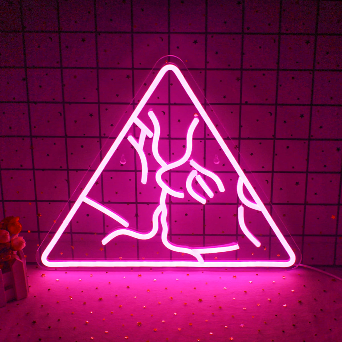 Suudelma – LED-neonkyltti (5 V USB)