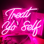 Treat Yo' Self – LED-neonkyltti (5 V USB)