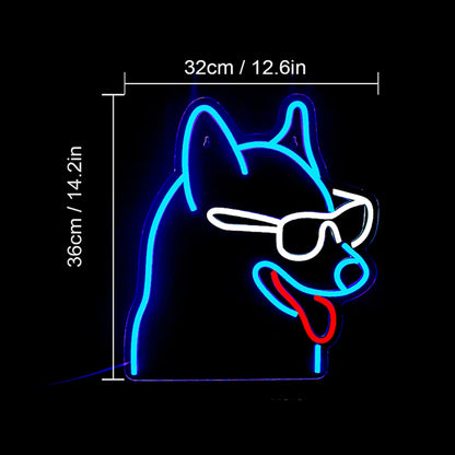 Dog 5V Mini USB LED Neon Sign - Budget Friendly