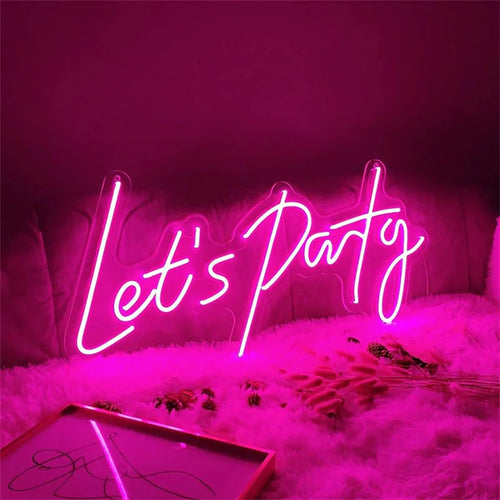 Let's Party – LED-neonkyltti (5 V USB)