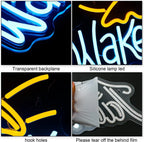 Wake n Bake – Aurinko – LED-neonkyltti (5 V USB)