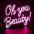 Oh You Beauty – LED-neonvalomainos (5 V USB)