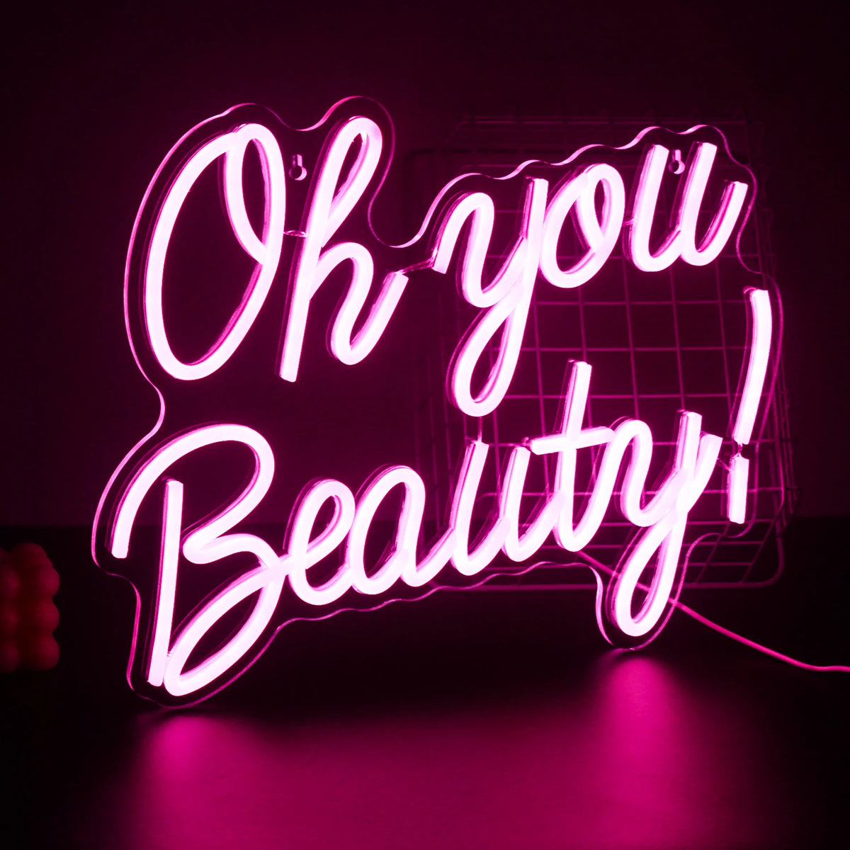Oh You Beauty – LED-neonvalomainos (5 V USB)
