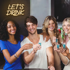 Let's Drink – LED-neonvalomainos (5 V USB)