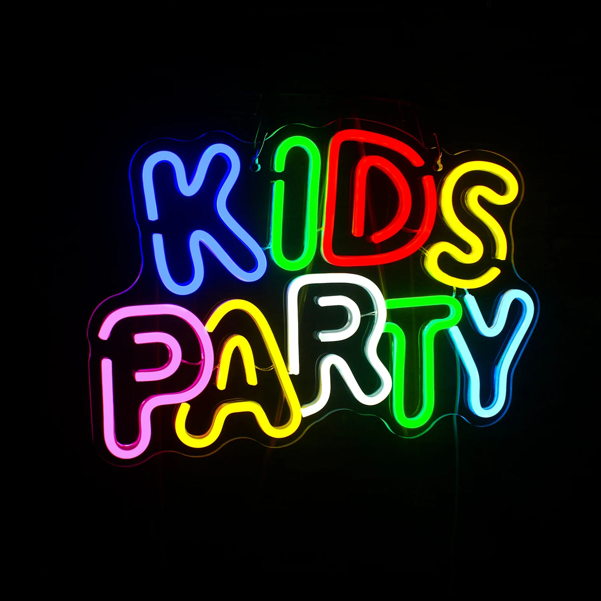 Kids Party – LED-neonkyltti (5 V USB)