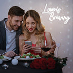 Love Is Brewing 5V USB LED Neon Sign - Budget Friendly