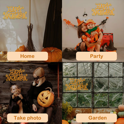 Hyvää Halloweenia 5V USB LED Neon Kyltti - Budjettiystävällinen