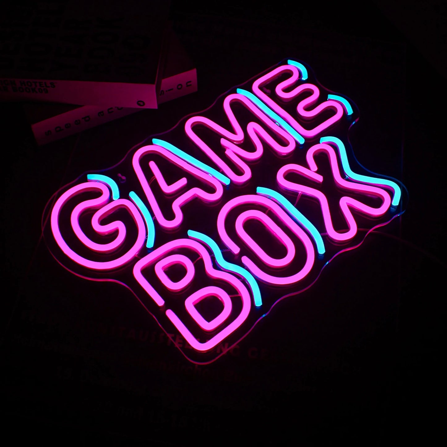 Game Box 5V Mini USB LED Neon Sign - Budget Friendly