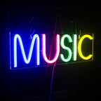 Music – LED-neonkyltti (5 V USB)