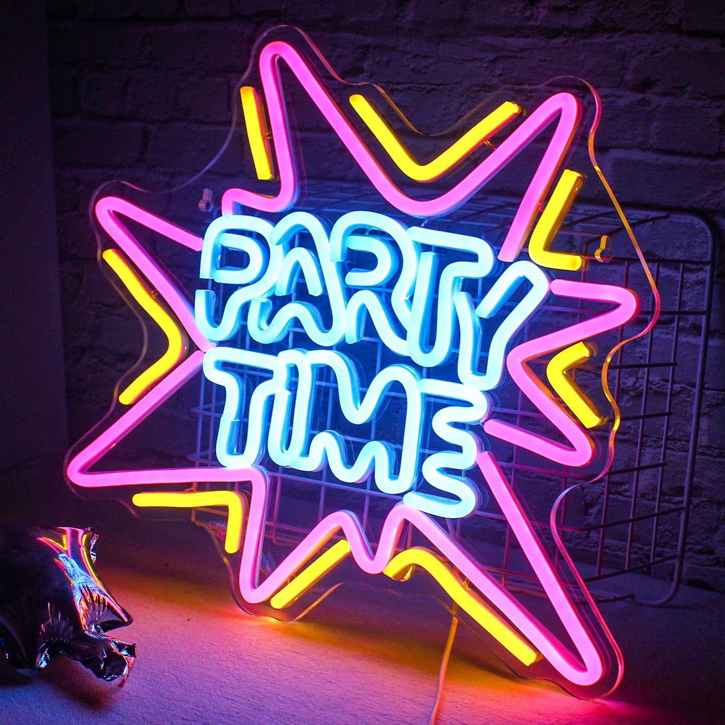 Party Time 5V Mini USB LED Neon Sign - Budget Friendly