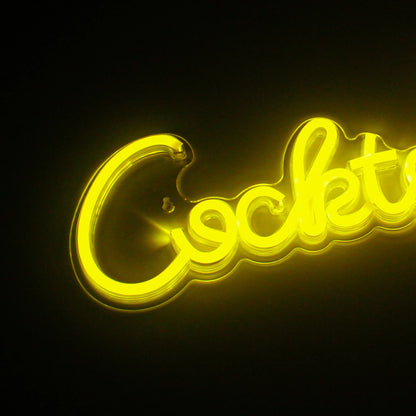 Cocktail 5V Mini USB LED Neon Sign - Budget Friendly