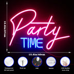 Party Time – LED-neonkyltti (5 V USB)