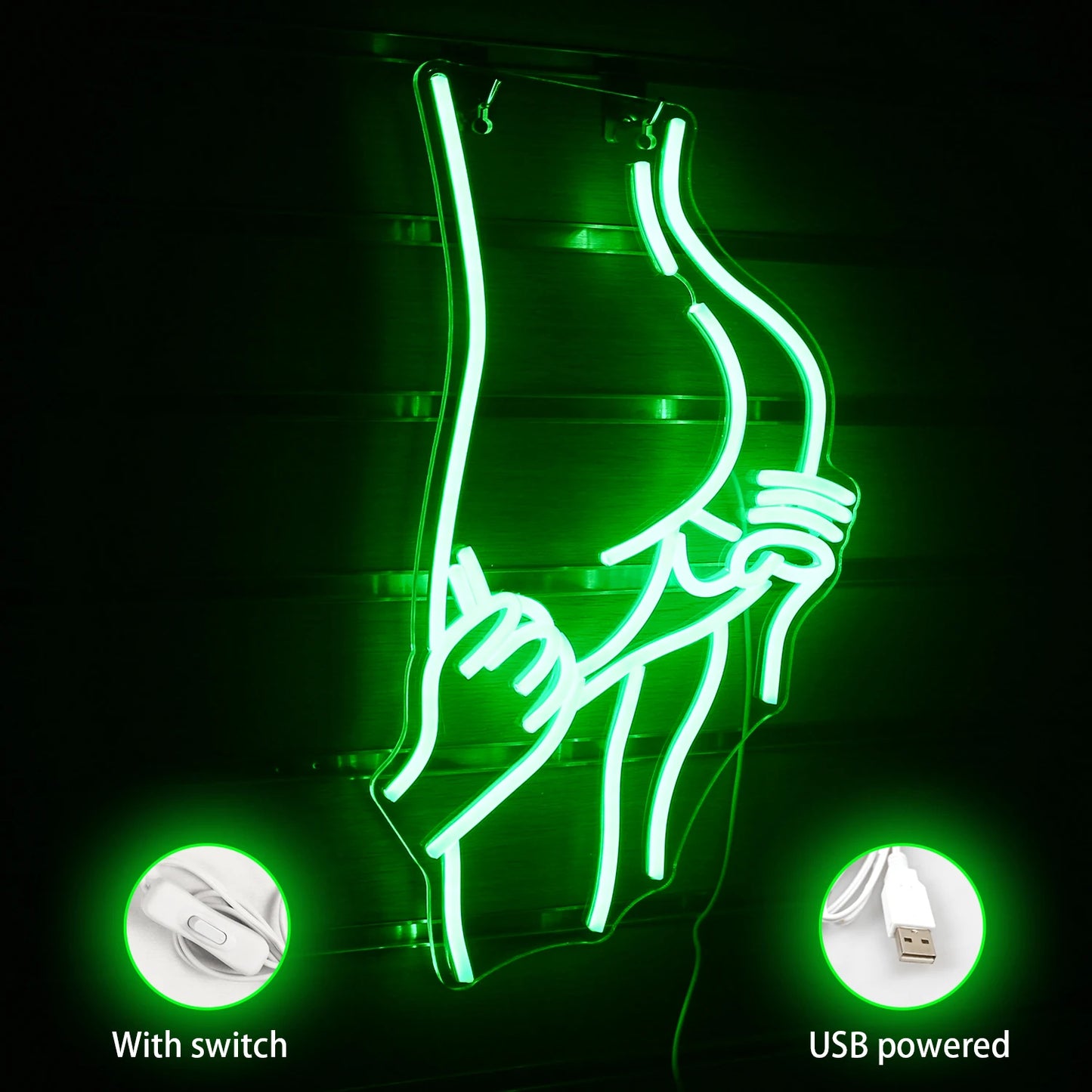 Sexy Lady 5V USB LED Neon Sign - Budget Friendly