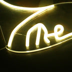 Kasvot – LED-neonkyltti (5 V USB)