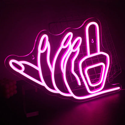 Nail 5V Mini USB LED Neon Sign - Budget Friendly