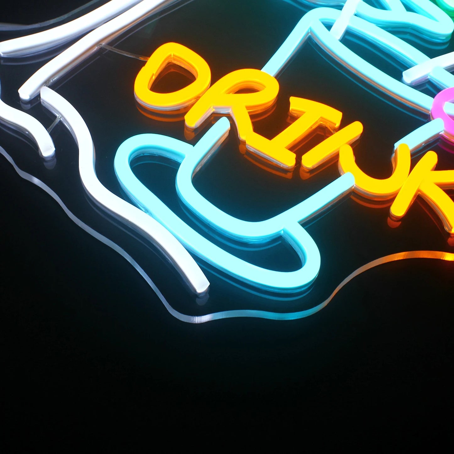 Beach Drink 5V Mini USB LED Neon Sign - Budget Friendly