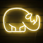 Sarvikuono – LED-neonkyltti (5 V USB)