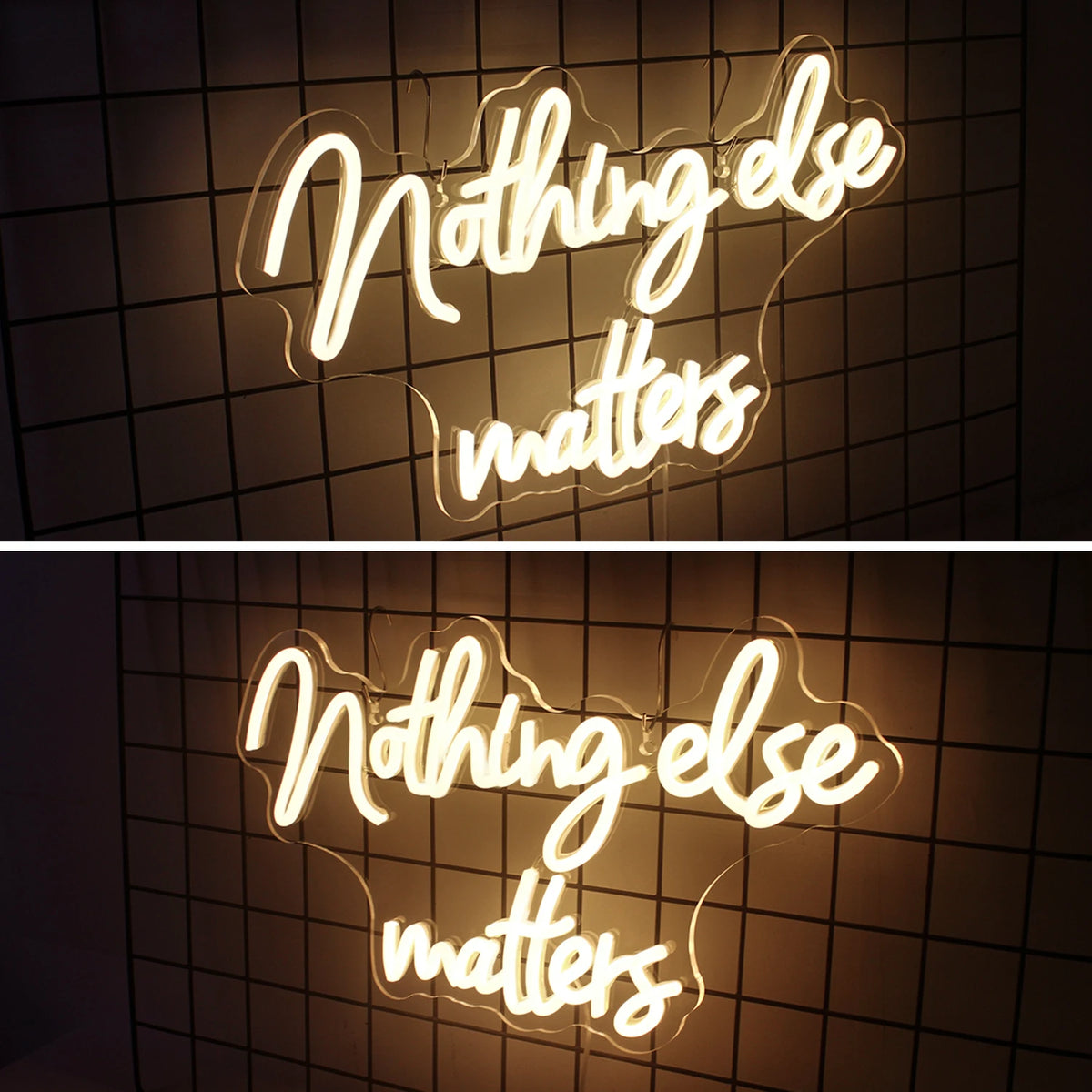 Nothing Else Matters – LED-neonkyltti (5 V USB)