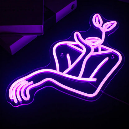 Woman Line Art 5V Mini USB LED Neon Sign - Budget Friendly