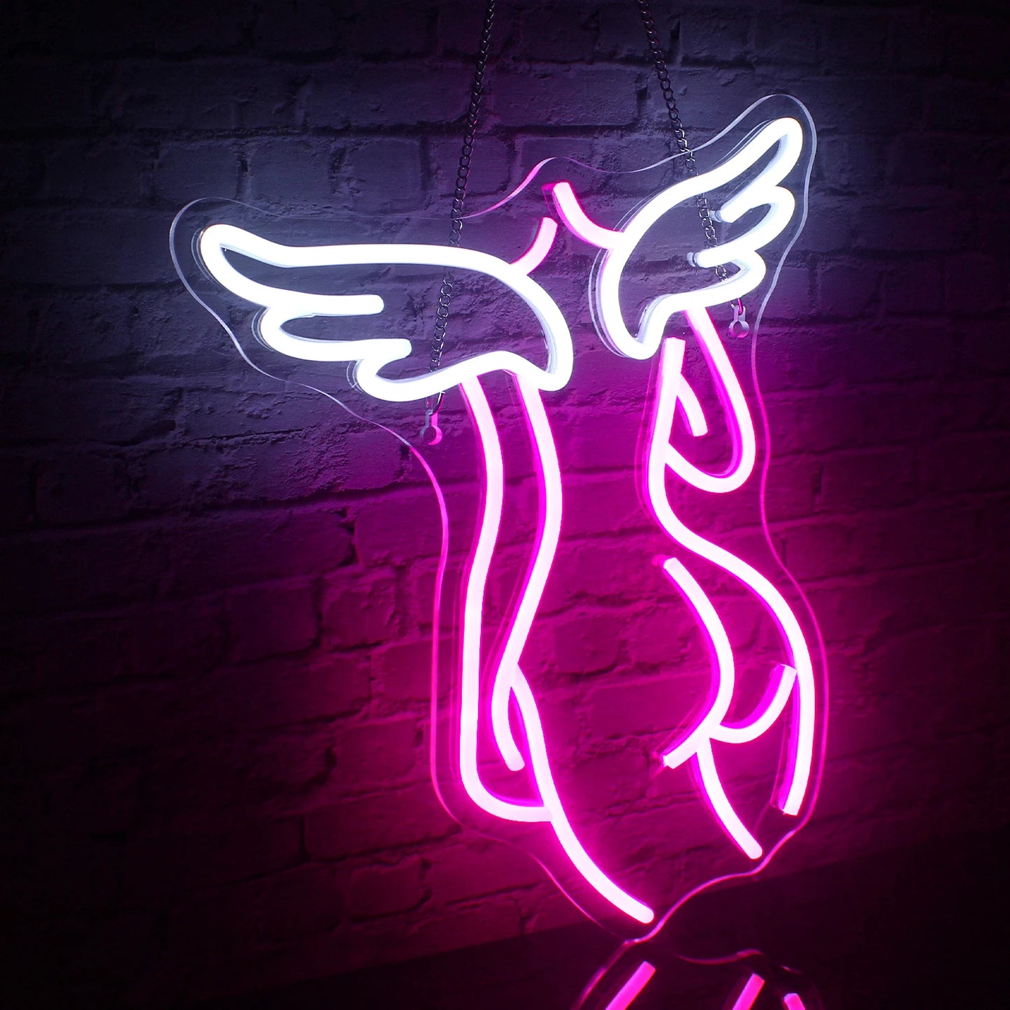 Angel 5V Mini USB LED Neon Sign - Budget Friendly