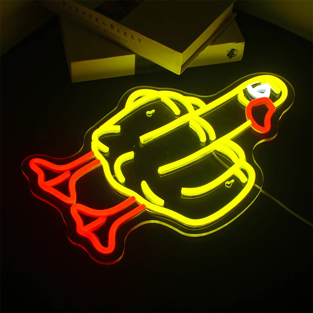 Ankka – LED-neonkyltti (5 V USB)