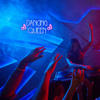 DANCING QUEEN – Nuotit – LED-neonkyltti (5 V USB)