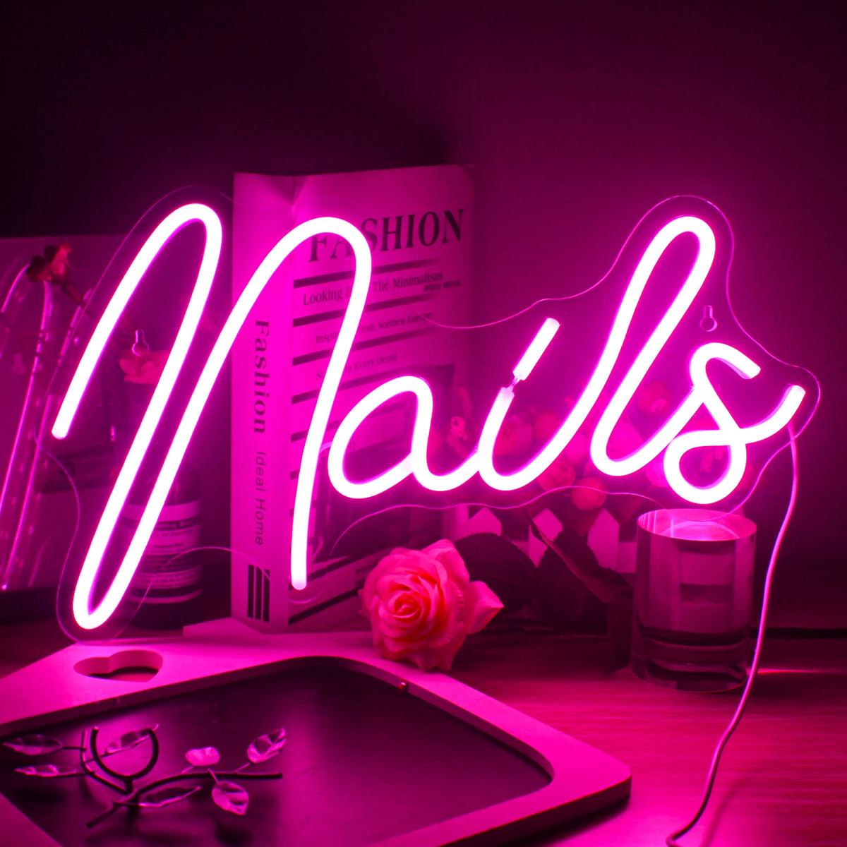 Nails – LED-neonkyltti (5 V USB)