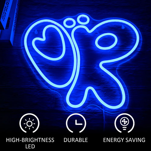 Etana – LED-neonkyltti (5 V USB)