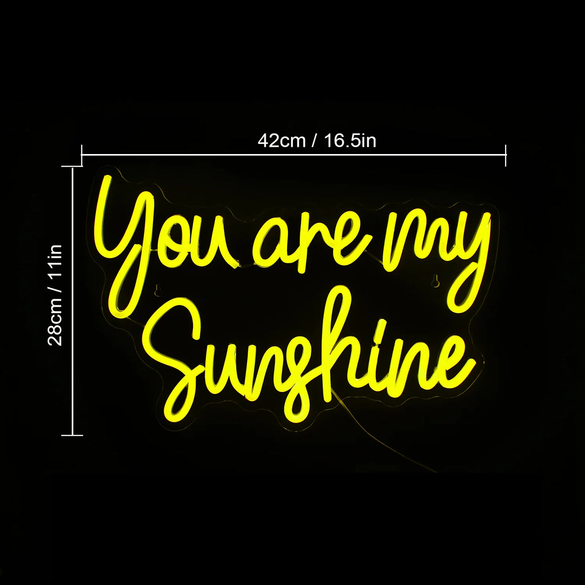 You Are My Sunshine – LED-neonkyltti (5 V USB)