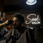 Seek SALON 5V Mini USB  LED Neon Sign - Budget Friendly