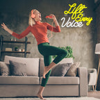 Lift Every Voice 5V USB LED Neon Sign - Budget Friendly