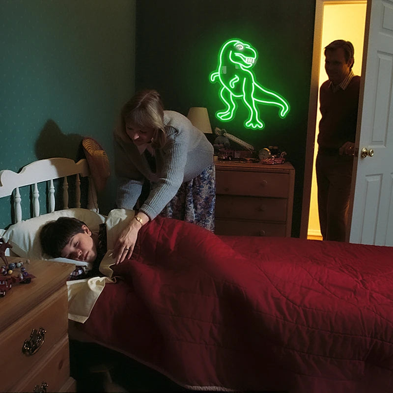 Dinosaurus – LED-neonkyltti (5 V USB)