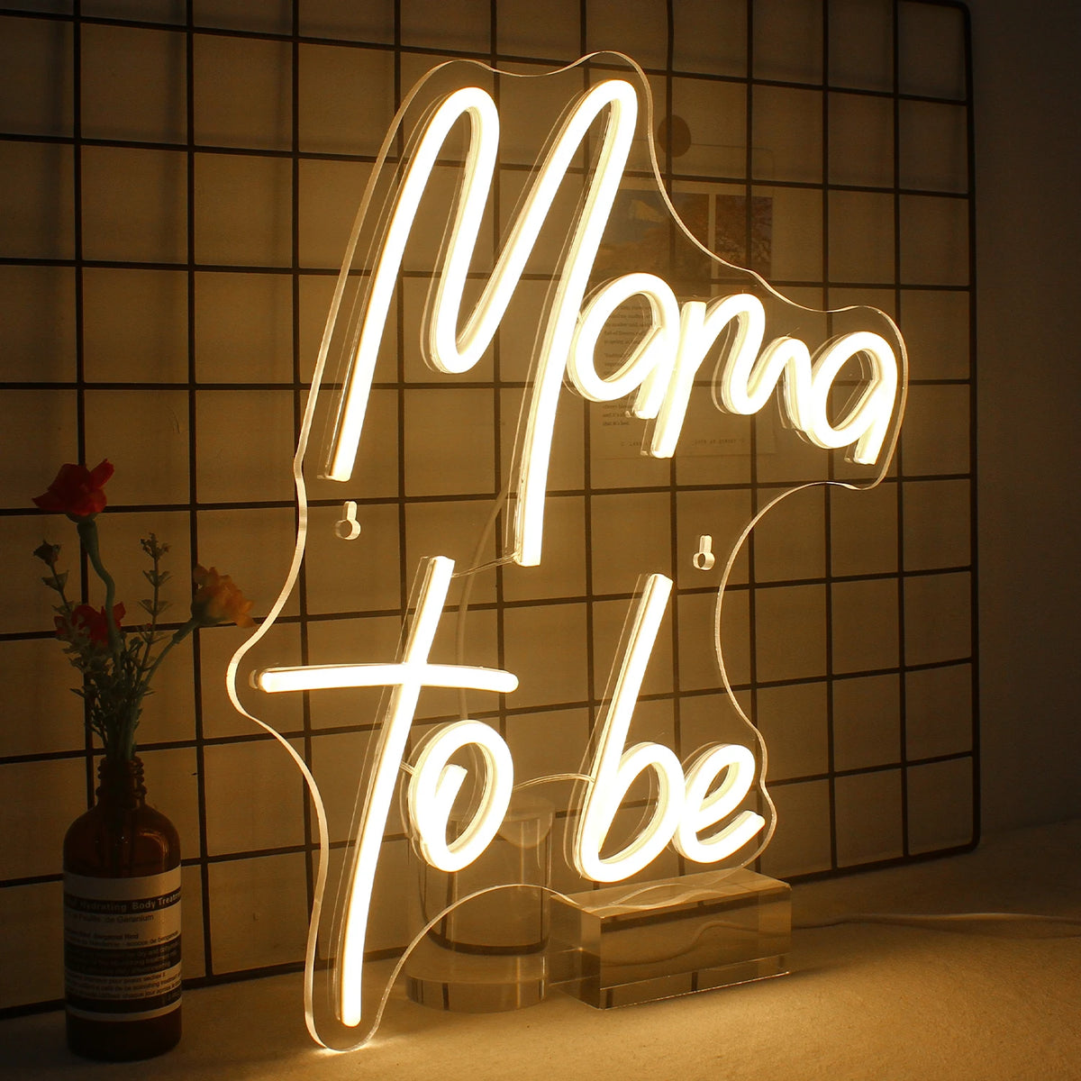 Mama to Be – LED-neonkyltti (5 V USB)